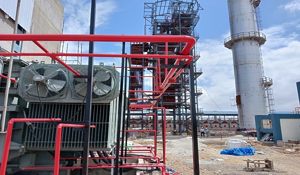 Medium velocity Water Spray System
